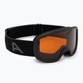 Vaikiški slidinėjimo akiniai Alpina Piney 2.0 black matte/orange