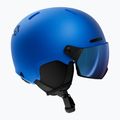 Vaikiškas slidinėjimo šalmas Alpina Zupo 2 Visor Q-Lite blue matt 2