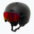 Vaikiškas slidinėjimo šalmas Alpina Zupo 2 Visor Q-Lite black matte