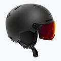 Vaikiškas slidinėjimo šalmas Alpina Zupo 2 Visor Q-Lite black matte 2