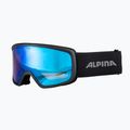 Slidinėjimo akiniai Alpina Narkoja 2 Q-Lite black matt/blue s2