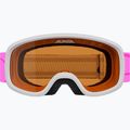 Vaikiški slidinėjimo akiniai Alpina Piney 2.0 white/pink matt 2