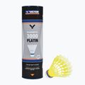 Badmintono skraidukai VICTOR Nylon Shuttle 3000 medium 6 vnt. yellow