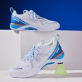 Vyriški badmintono batai VICTOR S82III AF white/myconos blue 4