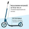 Hudora Bigwheel 215 motoroleris mėlynas 14126 9