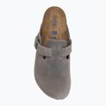 Šlepetės BIRKENSTOCK Boston Soft Footbed Oiled Leather Narrow iron 5