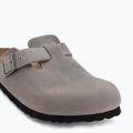 Šlepetės BIRKENSTOCK Boston Soft Footbed Oiled Leather Narrow iron 7