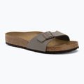 Moteriškos šlepetės BIRKENSTOCK Madrid Birkibuc Regular stone