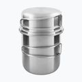 Turistinių indų rinkinys Tatonka Handle Mug 600 ml steel