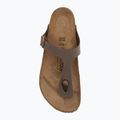 Šlepetės per pirštą BIRKENSTOCK Gizeh Birkibuc mocca 5