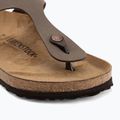 Šlepetės per pirštą BIRKENSTOCK Gizeh Birkibuc mocca 7