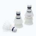 Talbot-Torro Tech 350 badmintono kamuoliukai, nailoniniai 6 vnt., balti 479102 2