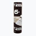 Talbot-Torro Tech 350 badmintono kamuoliukai, nailoniniai 6 vnt., balti 479102 4