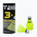 Talbot-Torro Tech 350 nailoniniai badmintono raketės 3 vnt. geltonos 479113