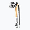 LEKI Cross Trail FX Superlite baltos/juodai raudonos/juodos spalvos bėgimo lazdos 6