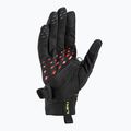 Šiaurietiško ėjimo pirštinės LEKI Ultra Trail Storm Shark black/red/neonyellow 2