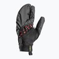 Šiaurietiško ėjimo pirštinės LEKI Ultra Trail Storm Shark black/red/neonyellow 4