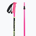 Vaikiškos slidinėjimo lazdos LEKI Racing neon pink/ black/ neon yellow 3