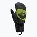 Vyriškos slidinėjimo pirštinės LEKI WCR Coach 3D Mitt black/ice lemon 2