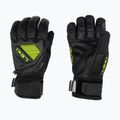 Vyriškos slidinėjimo pirštinės LEKI WCR C-Tech 3D black ice/lemon