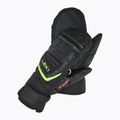 Vaikiškos slidininkų pirštinės LEKI WCR Team 3D Junior Mitt black/ ice lemon 2