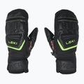 Vaikiškos slidininkų pirštinės LEKI WCR Team 3D Junior Mitt black/ ice lemon 4