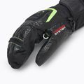 Vaikiškos slidininkų pirštinės LEKI WCR Team 3D Junior Mitt black/ ice lemon 6