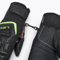Vaikiškos slidininkų pirštinės LEKI WCR Team 3D Junior Mitt black/ ice lemon 7