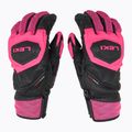 Moteriškos slidininkų pirštinės LEKI WCR Venom SL 3D black/ pink 3