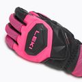Moteriškos slidininkų pirštinės LEKI WCR Venom SL 3D black/ pink 5