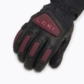 Moteriškos slidininkų pirštinės LEKI Griffin Pro 3D black/ rose 5