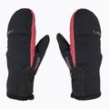 Moteriškos slidininkų pirštinės LEKI Vallarta 3D Mitt black/ rose 3