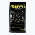 Black Cat šamų suktukai su Cross Lock apsauginiu kaiščiu 5 vnt. juodos spalvos 6173100