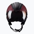 Slidinėjimo šalmas CASCO SP-2 Carbonic Visor raudonas 07.3738 2