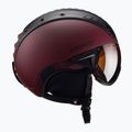Slidinėjimo šalmas CASCO SP-2 Carbonic Visor raudonas 07.3738 3