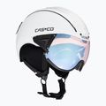 Slidinėjimo šalmas CASCO SP-2 Photomatic Visor struktūrinis baltas blizgus