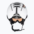 Slidinėjimo šalmas CASCO SP-2 Photomatic Visor struktūrinis baltas blizgus 3