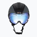 Slidinėjimo šalmas CASCO SP-2 Photomatic Visor struktūrizuota arseno pilka / raudona 2