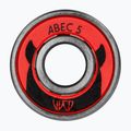 Wicked ABEC 5 8 pakuočių raudonos/juodos spalvos guoliai 310035