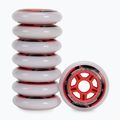 Powerslide PS One Spacer/Bearings riedučių ratai 8 vnt. 84mm/82A balti 905306 2