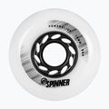 Powerslide Spinner 76 mm/88A riedučių ratukai 4 vnt., balti 905326