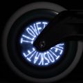 Powerslide Graphix LED Wheel 100 Left white 905345 riedučių ratai 3