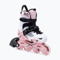 Powerslide Khaan Junior LTD vaikiški riedučiai baltos ir rožinės spalvos 940672