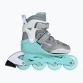 Vaikiški riedučiai Powerslide Rocket grey/teal 10