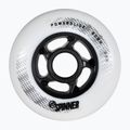 Powerslide Spinner riedučių ratukai 4 vnt., balti 905442