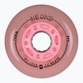 Riedučių ratukai Powerslide Neons LED 76 mm/85A 4 pcs. rose