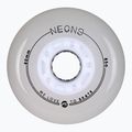 Riedučių ratukai Powerslide Neons LED 80 mm/85A 4 pcs. white