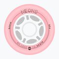Riedučių ratukai Powerslide Neons LED 84 mm/85A 4 pcs. rose