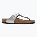 Šlepetės per pirštą BIRKENSTOCK Gizeh Birko-Flor Narrow silver 2