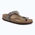 Šlepetės BIRKENSTOCK Gizeh Birkibuc Narrow stone